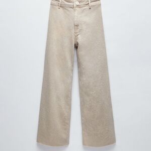 Beige High waisted jeans Zara size 6 - used